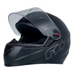 Capacete Integral FW3 GT Classic Esportivo Preto Fosco